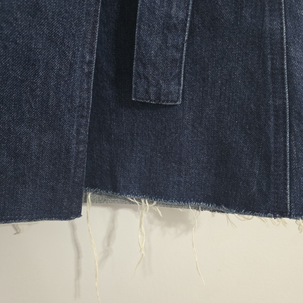 Madewell Denim Wrap Skirt 6 - Picture 4 of 9